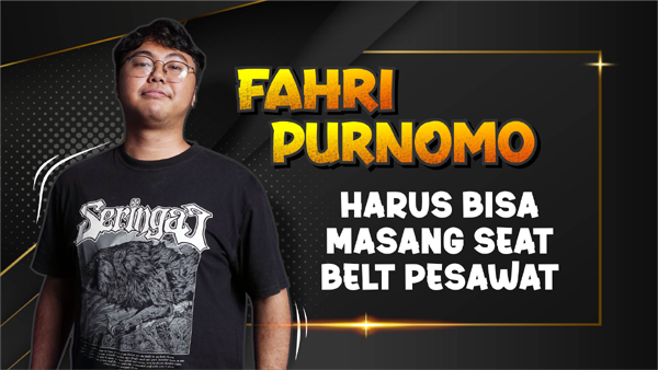 Video Harus Bisa Masang Seat Belt Pesawat